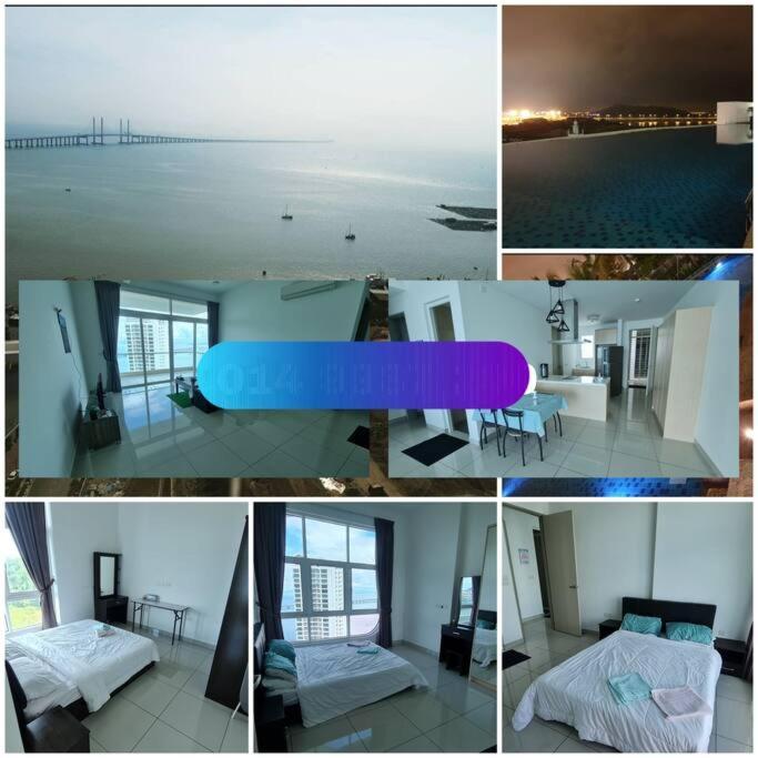 Direct Qbm & Ikea *Highfloor Sunrise Seaview Condo Bayan Lepas Exteriör bild